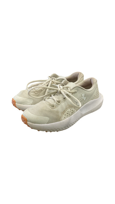 Vist Large View of Product Image Which is Used, Under Armour, CHARGED, BB/SB, Cleats, White, Senior, 7.5