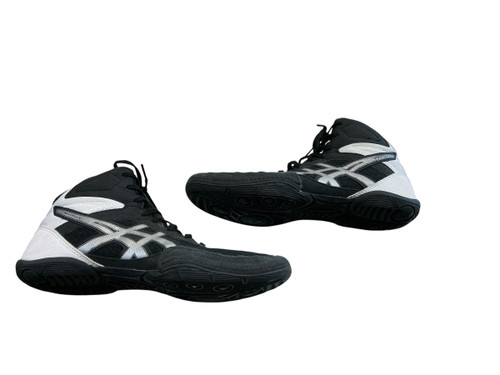 Vist Large View of Product Image Which is Used Asics Wrestling Shoes Black Senior 8