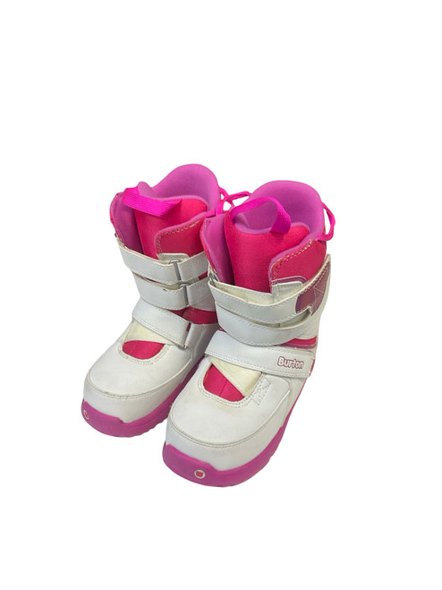 Vist Large View of Product Image Which is Used Burton GROM Girls Snowboard Boots Pink Junior 04
