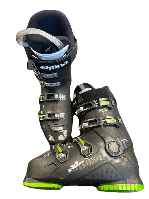 Vist Large View of Product Image Which is Used Alpina XTRACK 70 Mens DH Ski Boot Black 285 MP - M10.5 - W11.5