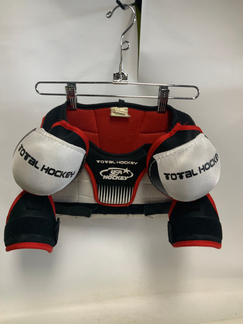 Vist Large View of Product Image Which is Used USA Hockey TOTAL HOCKEY Youth Shoulder Pads LG