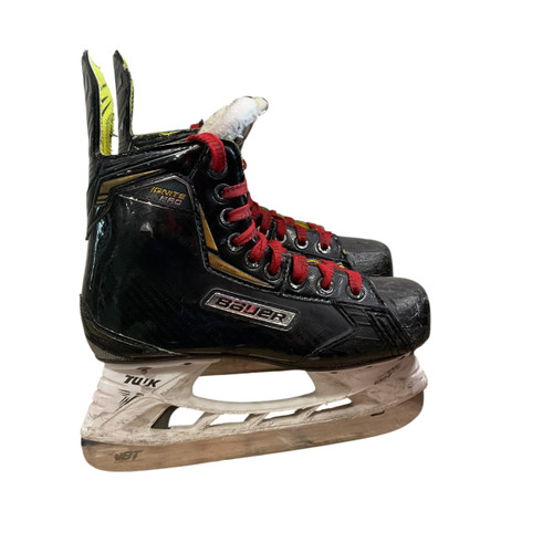 Vist Large View of Product Image Which is Used Bauer IGNITE PRO Intermediate Hockey Skate Intermediate 4.5