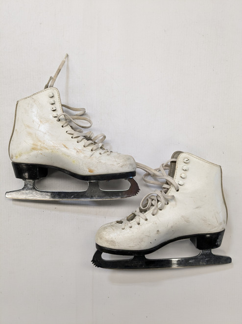 Vist Large View of Product Image Which is Used FIGURE SKATES Girls Figure Skate White Junior 01