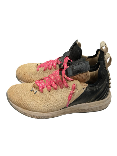 Vist Large View of Product Image Which is Used Under Armour BH TURF SHOES BB/SB Cleats Tan Senior 9