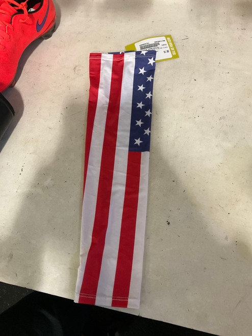 Vist Large View of Product Image Which is Used FLAG ARM SLEEVE Other Clothing White/Royal/Red MD