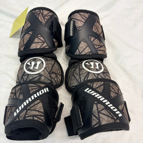 Vist Large View of Product Image Which is Used Warrior ARM PADS Lacrosse Arm Pads/Guards Black S/M