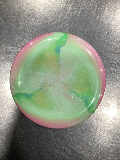 Vist Large View of Product Image Which is Used Discraft LUNA Disc Golf Putter Green