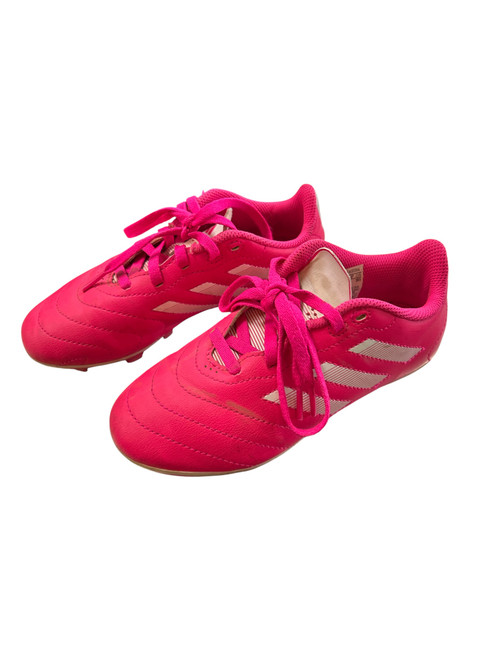 Vist Large View of Product Image Which is Used Adidas Soccer Cleats Pink Junior 01