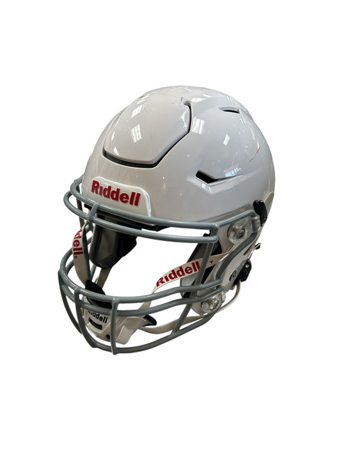 Vist Large View of Product Image Which is Used Riddell YOUTH SPEEDFLEX SM 2025 FB Helmet White SM