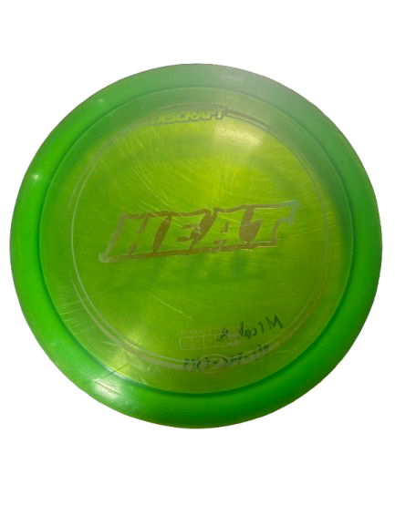 Vist Large View of Product Image Which is Used Discraft HEAT DISCRAFT DISTANCE DRIVER Disc Golf Driver Green