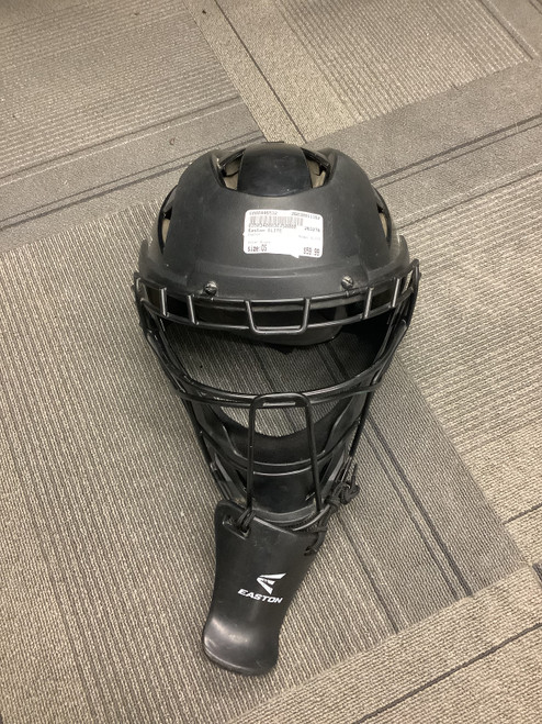 Vist Large View of Product Image Which is Used Easton ELITE Catchers Helmet w/Mask Black One Size