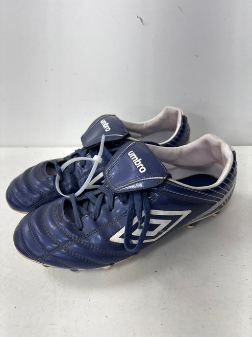 Vist Large View of Product Image Which is Used Umbro Soccer Cleats Navy Blue Junior 06