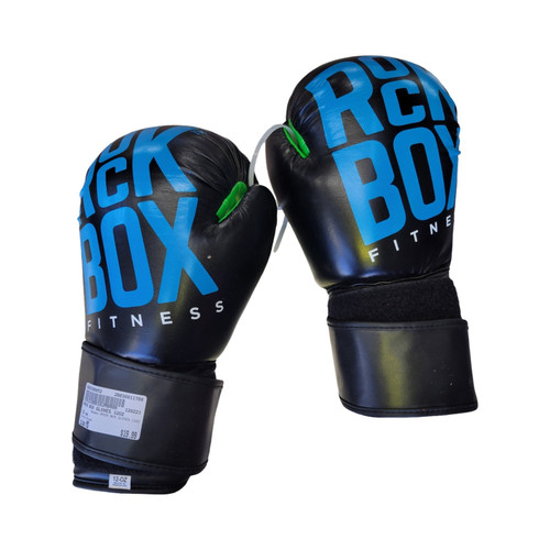 Vist Large View of Product Image Which is Used ROCK BOX GLOVES 12OZ Boxing Gloves Black MD