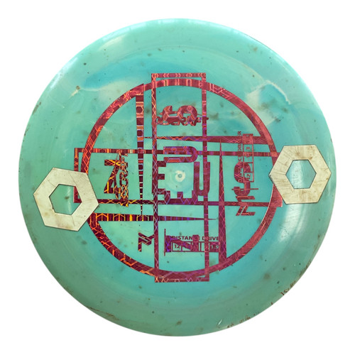 Vist Large View of Product Image Which is Used Discraft ESP ZEUS Disc Golf Driver Green 165g