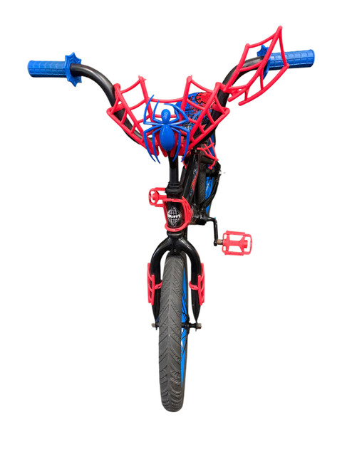 Vist Large View of Product Image Which is Used Huffy SPIDERMAN BMX Bike Boys Black 16"