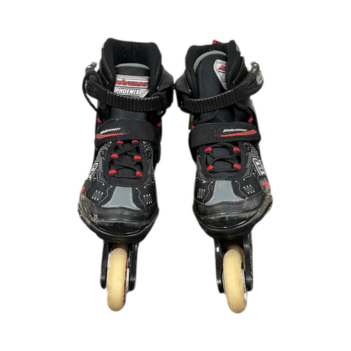 Vist Large View of Product Image Which is Used Bladerunner PHOENIX Junior Roller Quad Skates Black Adjustable 1-4