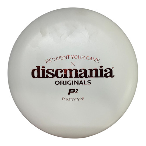 Vist Large View of Product Image Which is Used Discmania P2 PROTOTYPE 176G Disc Golf Putter White
