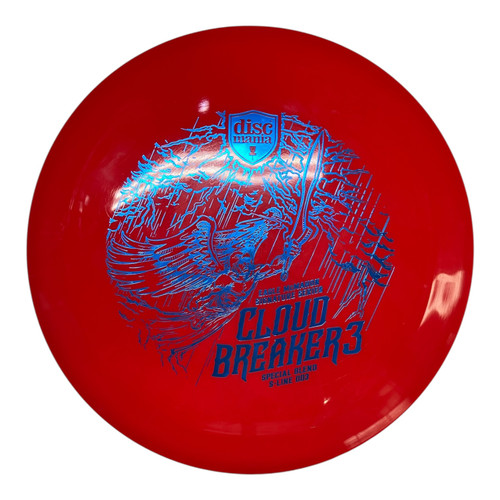 Vist Large View of Product Image Which is Used Discmania CLOUD BREAKERS S LINE DD3 168G Disc Golf Driver Red