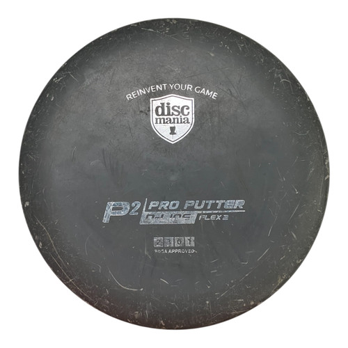 Vist Large View of Product Image Which is Used Discmania P2 PRO D LINE FLEX 2 Disc Golf Putter Grey