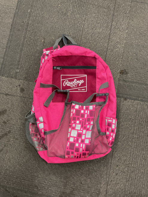 Vist Large View of Product Image Which is Used Rawlings BACKPACK BB/SB Player Backpack Pink