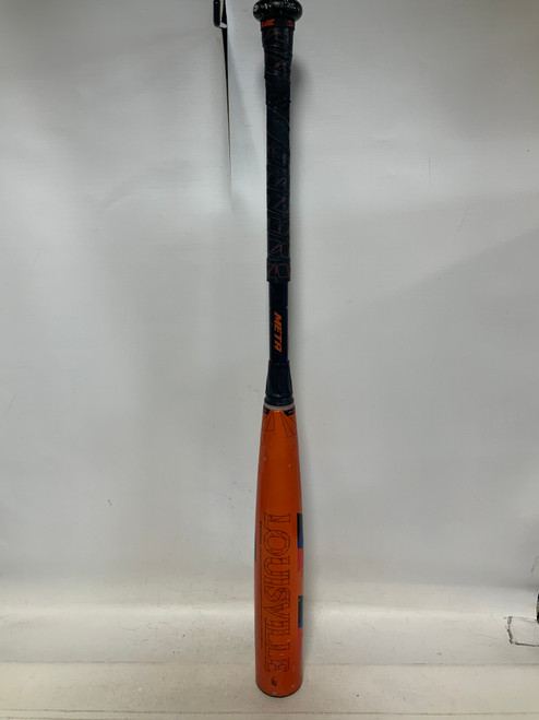 Vist Large View of Product Image Which is Used Louisville Slugger META ORANGE BBMTB3-22 BB/SB High School -3 Bat 33"