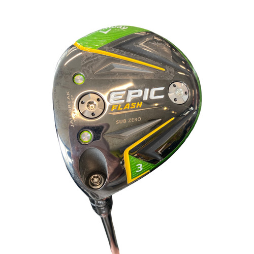 Vist Large View of Product Image Which is Used Callaway EPIC FLASH Mens Fairway Wood RH 3 Wood