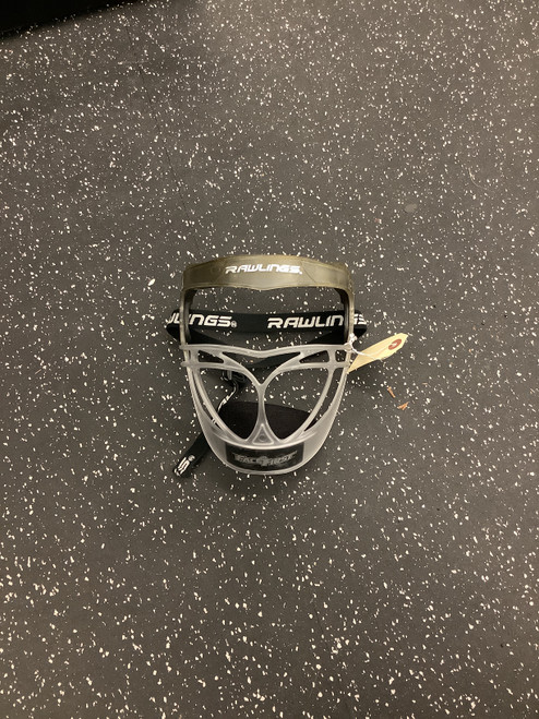 Vist Large View of Product Image Which is Used Rawlings FACE FIRST BB/SB Fielders Mask Grey One Size