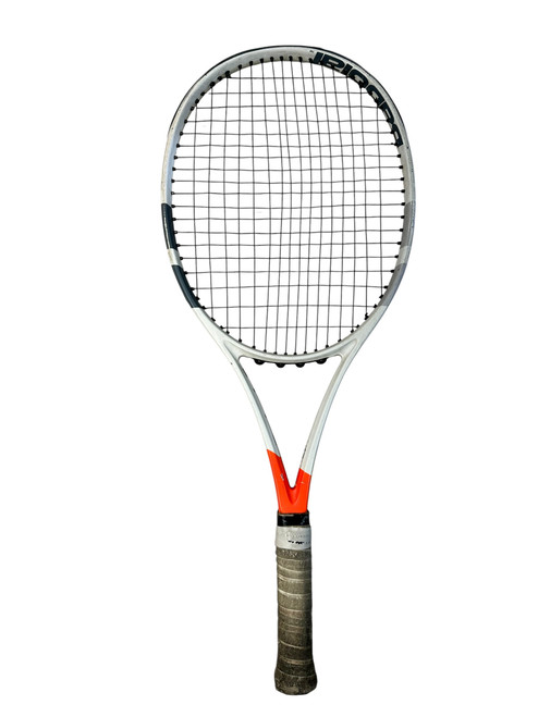 Vist Large View of Product Image Which is Used Babolat PURE STRIKE JR 26 Junior Tennis Racquet White 26"
