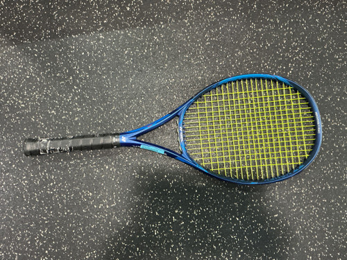 Vist Large View of Product Image Which is Used Yonex VCORE 98 Adult Tennis Racquet Royal Blue Unknown