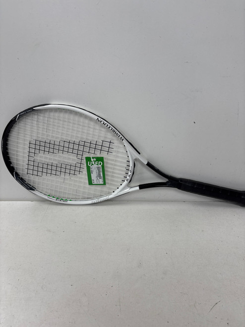 Vist Large View of Product Image Which is Used Prince WIMBLEDON Adult Tennis Racquet White Unknown