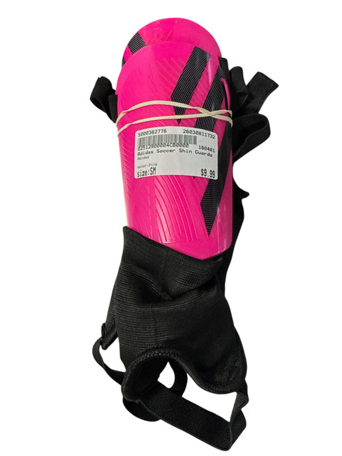 Vist Large View of Product Image Which is Used Adidas Soccer Shin Guards Youth Pink SM