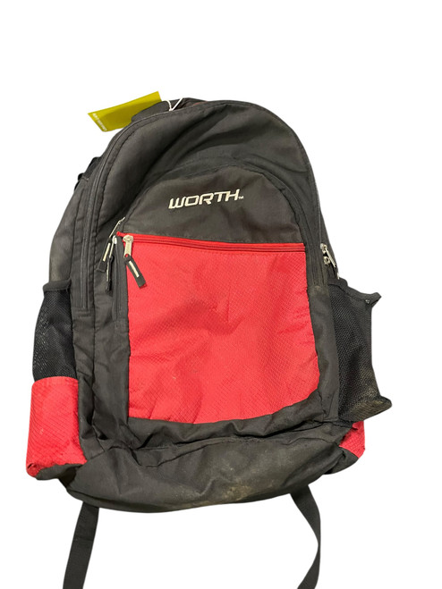 Vist Large View of Product Image Which is Used Worth BB/SB Player Backpack Black And Red
