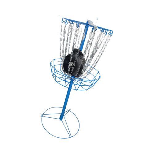 Vist Large View of Product Image Which is Used TARUMG DISC BASKET W/ STARTER SET Disc Golf Goal Royal Blue
