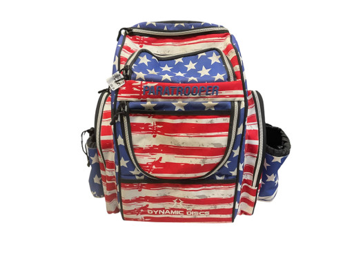 Vist Large View of Product Image Which is Used Dynamic Discs Disc Golf Backpack Red