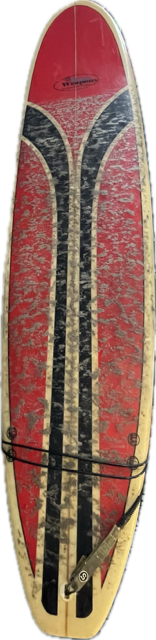 Vist Large View of Product Image Which is Used WAVE WEAPONS Surfboard Red 7Ft 6In