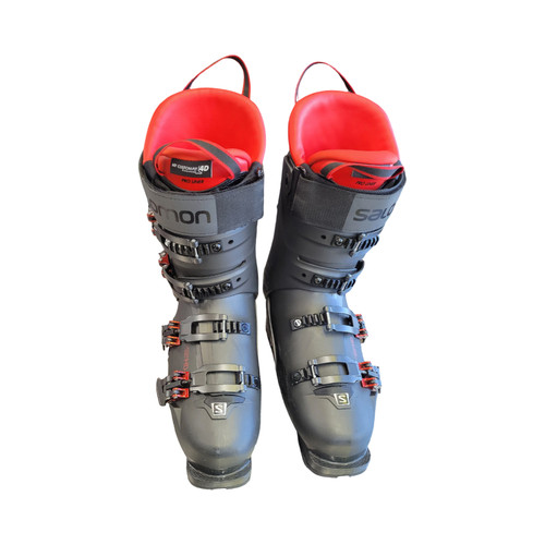 Vist Large View of Product Image Which is Used Salomon S PRO 120 BOOTS 26MP Mens DH Ski Boot Black 260 MP - M08 - W09