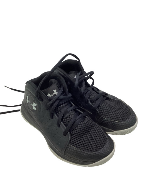 Vist Large View of Product Image Which is Used Under Armour Basketball Shoes Y Black Junior 02
