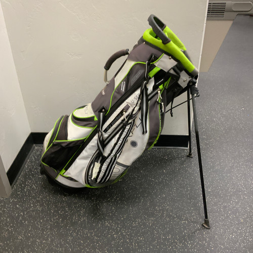 Vist Large View of Product Image Which is Used Maxfli U SERIES 4.0 Mens Stand Bag White