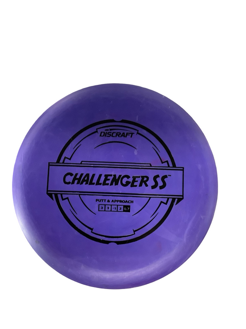 Vist Large View of Product Image Which is Used Discraft CHALLENGER SS Disc Golf Putter Purple
