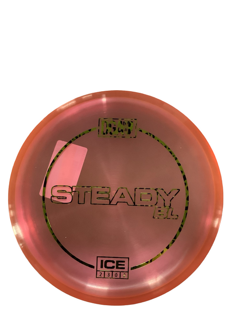 Vist Large View of Product Image Which is Used DGA STEADY BL Disc Golf Putter Pink