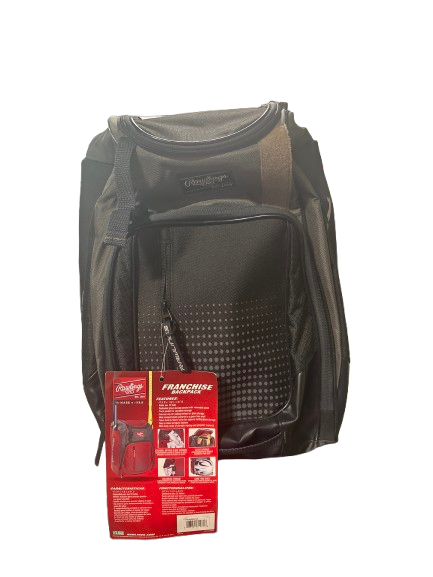 Vist Large View of Product Image Which is Used Rawlings FRANCHISE BACKPACK BB/SB Player Backpack Black