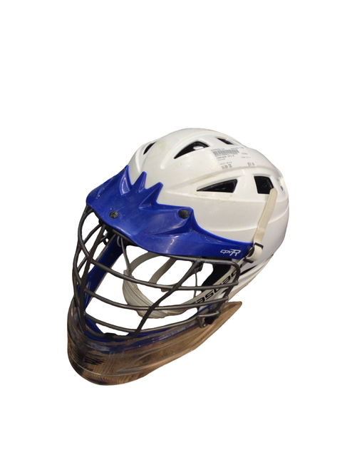 Vist Large View of Product Image Which is Used Cascade CPV-R Lacrosse Helmet White One Size