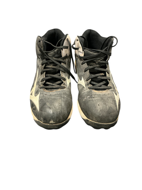 Vist Large View of Product Image Which is Used Mizuno BASEBALL CLEAT BB/SB Cleats Black Senior 10