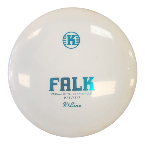 Vist Large View of Product Image Which is Used Kastaplast FALK Disc Golf Driver White 175g