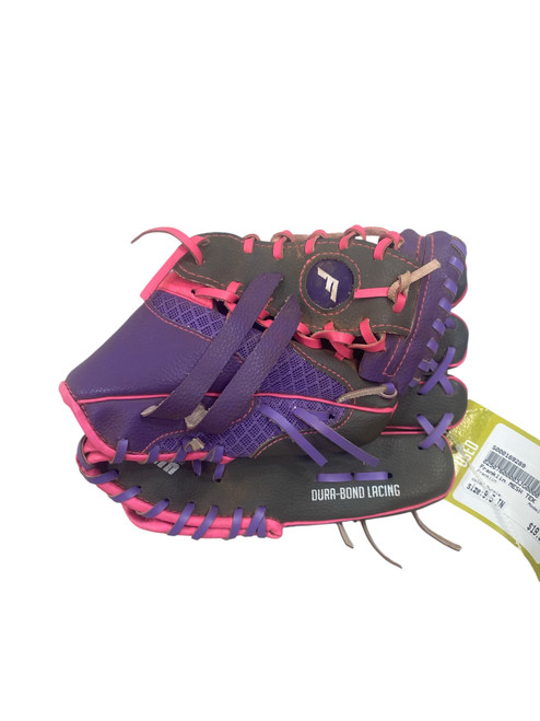 Vist Large View of Product Image Which is Used Franklin MESH TEK RH Throw Fastpitch Gloves Purple 9 1/2"