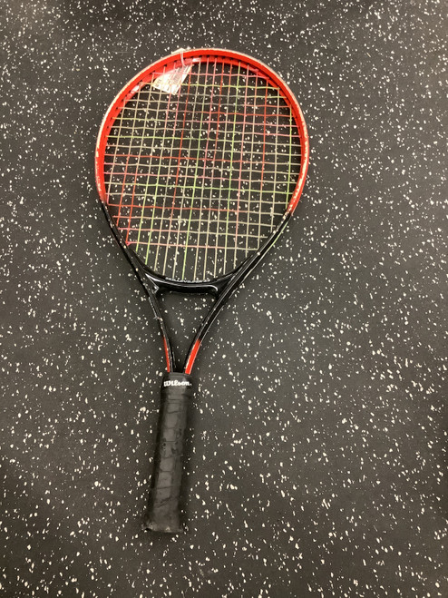 Vist Large View of Product Image Which is Used Spalding SKILLBUILDER Junior Tennis Racquet Orange 23"