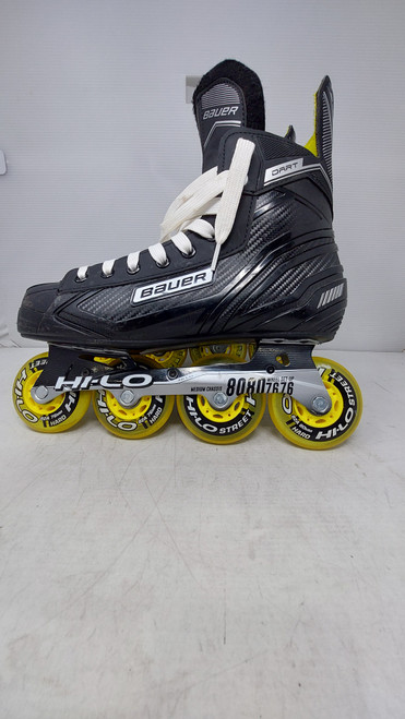 Vist Large View of Product Image Which is Used Bauer DART Senior Rec Fitness Skates Black Senior 10
