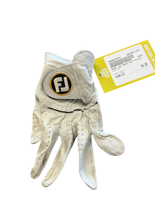Vist Large View of Product Image Which is Used Foot Joy Mens Golf Glove White LG
