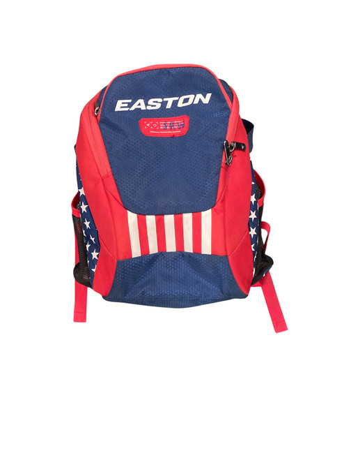 Vist Large View of Product Image Which is Used Easton BACKPACK USA BB/SB Player Backpack Navy Blue