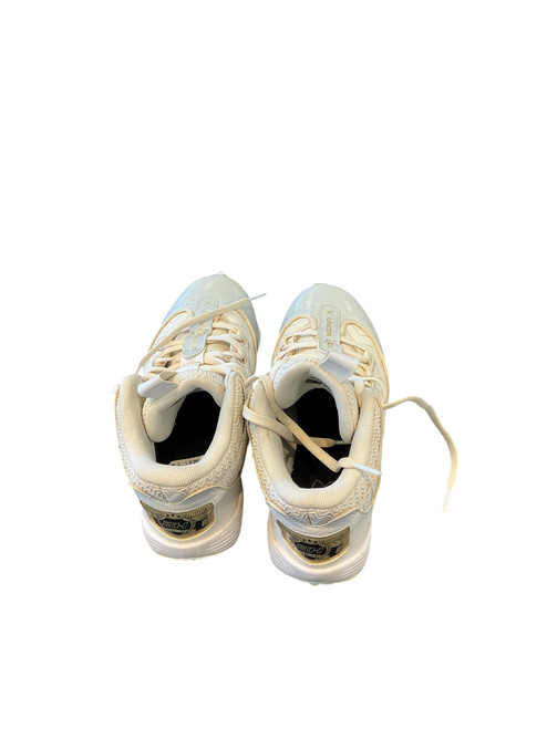 Vist Large View of Product Image Which is Used Under Armour LAX Cleats Boys White Youth 06.5